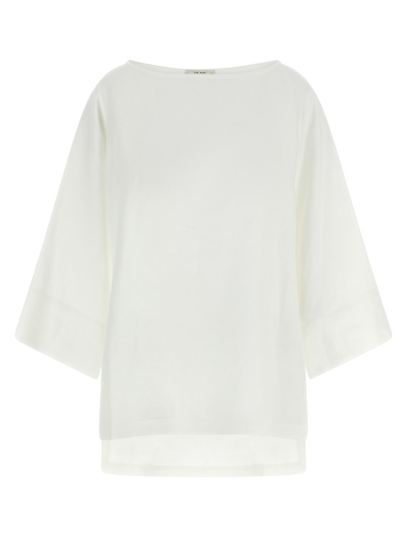 Рубашка, блузка THE ROW 'Junia top' (10843W4357WHT) #1