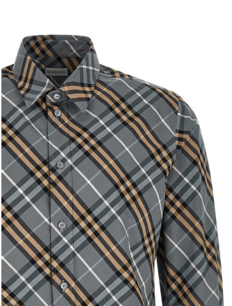 'Robert' shirt (8123670WAVEBLUEIPCHECK) #