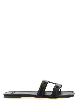 Шлепанцы ELISABETTA FRANCHI Nappa leather sandals