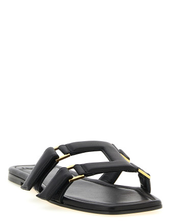 Шлепанцы ELISABETTA FRANCHI Nappa leather sandals (SA50L62E2110) #