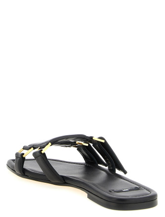Шлепанцы ELISABETTA FRANCHI Nappa leather sandals (SA50L62E2110) #