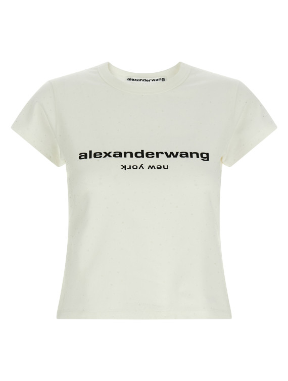 Футболка ALEXANDER WANG 'Logo Baby Tee' (1CC2261292100) #1