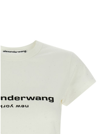 Футболка ALEXANDER WANG 'Logo Baby Tee' (1CC2261292100) #