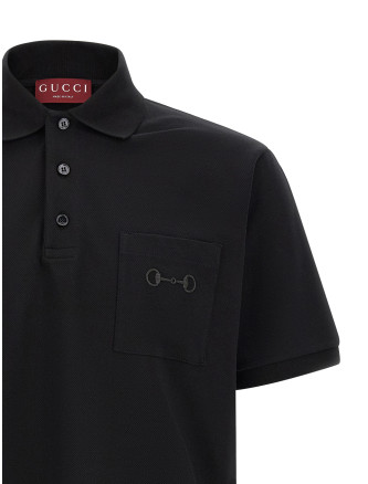 Поло GUCCI 'Morsetto' (854796XJHQP1043) #