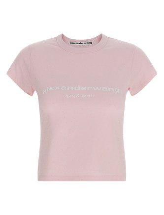 Футболка ALEXANDER WANG 'Logo Baby Tee'