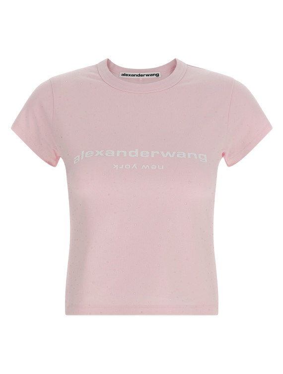 Футболка ALEXANDER WANG 'Logo Baby Tee' (1CC2261292680) #1