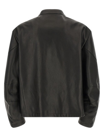 Кожаная куртка GUCCI 'Horsebit' (864931XNBCJ1000) #