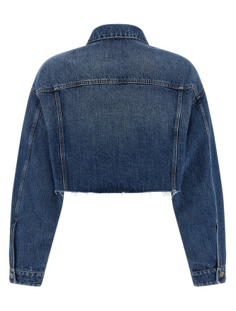Джинсы күртеше MIU Cropped denim jacket (GWB148SOOO10BFF0008) #