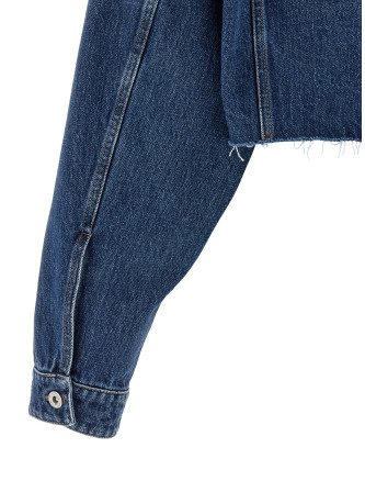 Джинсы күртеше MIU Cropped denim jacket (GWB148SOOO10BFF0008) #