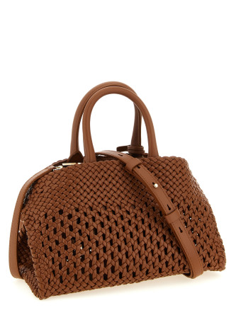 Ручная сумка FERRAGAMO 'Hug Mini' (790001NATURALE) #