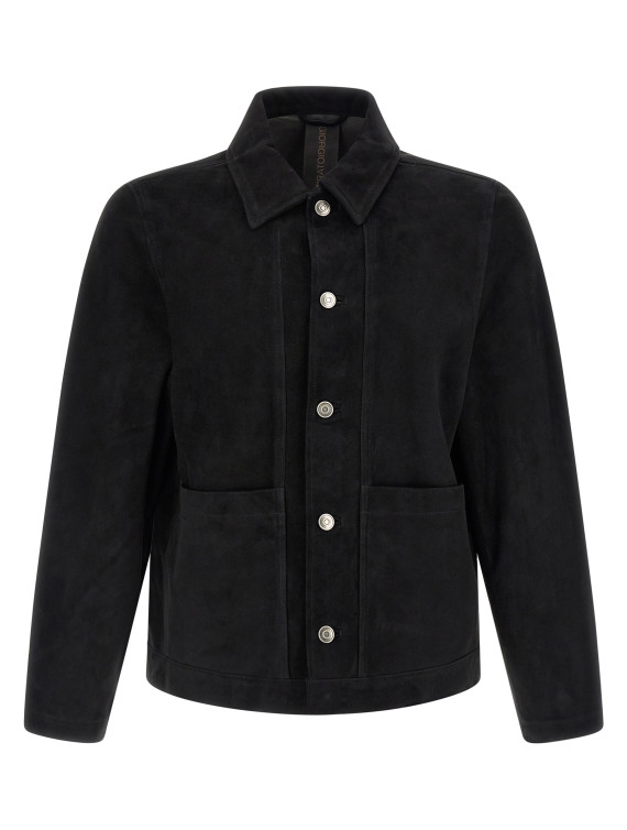 Кожаная куртка GIORGIO BRATO Fiore suede jacket (GU26S28002CMIPNERO) #1