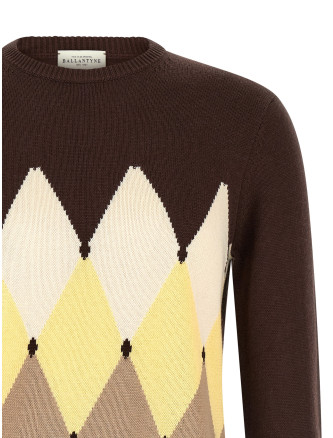 Свитер, кардиган BALLANTYNE Argyle sweater (B2P0007C01194514) #