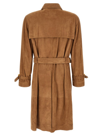 Suede trench coat (MPCFN2067C8558) #