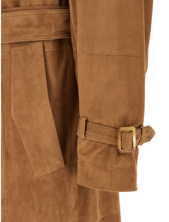 Suede trench coat (MPCFN2067C8558) #