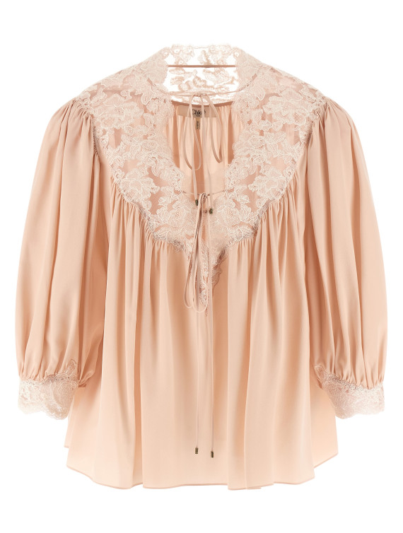 Рубашка, блузка CHLOÉ Lace blouse (CH26SHT380056H6) #1