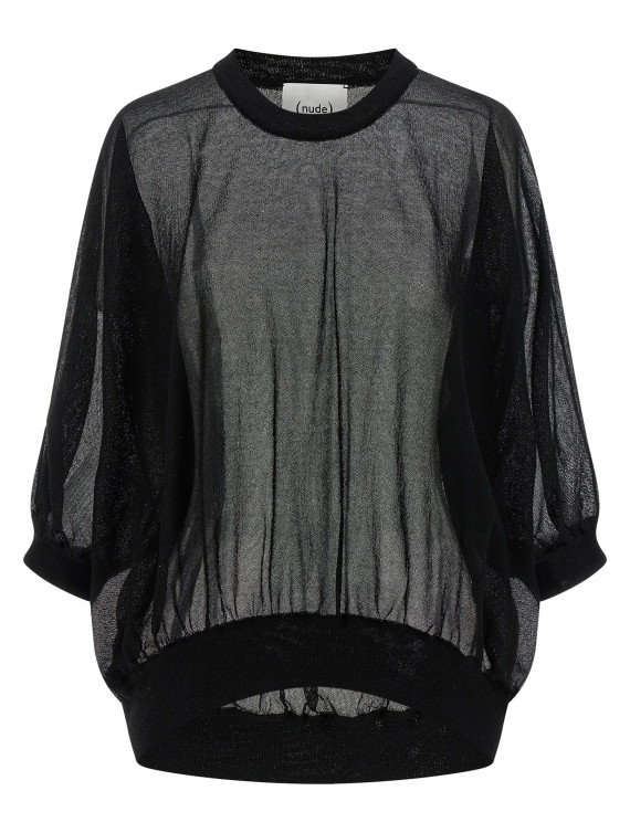 Свитер, кардиган NUDE Semi-sheer cotton sweater (1101E2633209) #1