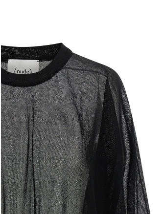 Свитер, кардиган NUDE Semi-sheer cotton sweater (1101E2633209) #