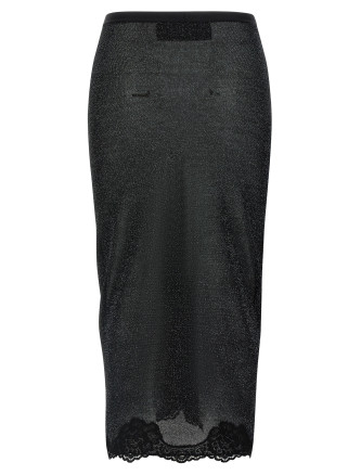 Миди VALENTINO GARAVANI Lurex knit skirt (B0KG05VA8SNUD) #