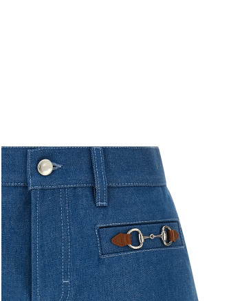 Бермуды, шорты GUCCI 'Morsetto' (851990XDDEH4850) #