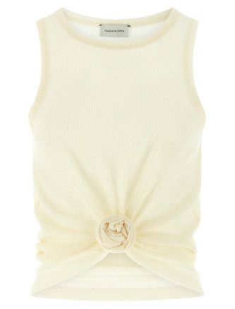 Повседневный топ MAGDA BUTRYM 'Top 01 Beach Cream'