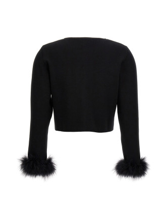 Свитер, кардиган SLEEPER Feather cardigan (SH2102KJBLACK) #