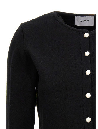 Свитер, кардиган SLEEPER Feather cardigan (SH2102KJBLACK) #