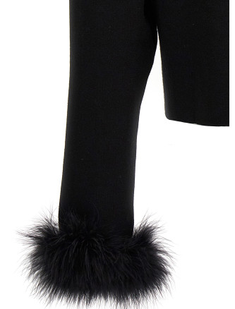 Свитер, кардиган SLEEPER Feather cardigan (SH2102KJBLACK) #