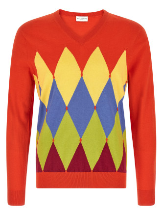 Свитер, кардиган BALLANTYNE Argyle sweater