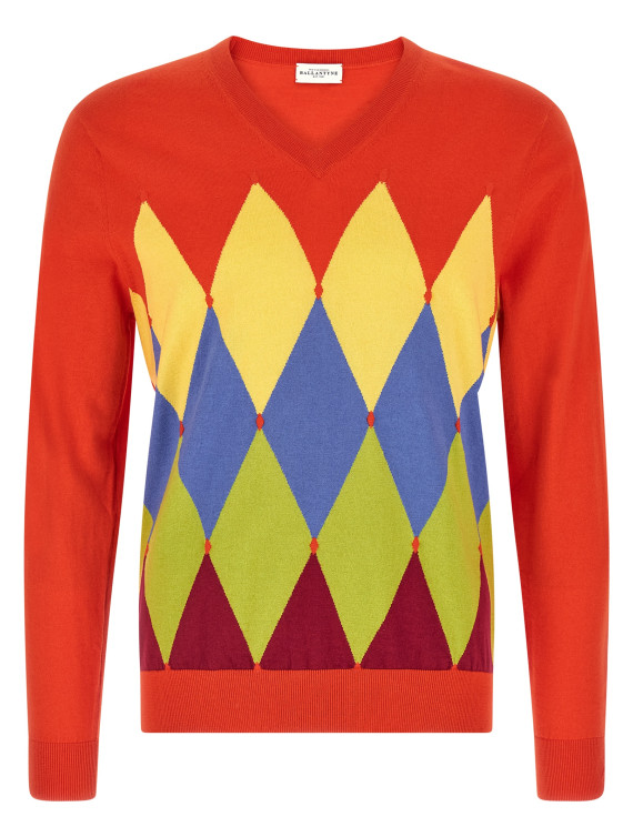 Свитер, кардиган BALLANTYNE Argyle sweater (B2P00114CA892004) #1