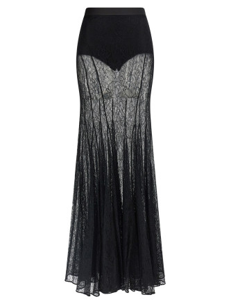 Мини ELISABETTA FRANCHI Lace long skirt