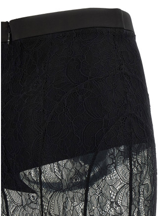 Мини ELISABETTA FRANCHI Lace long skirt (GO17862E2110) #