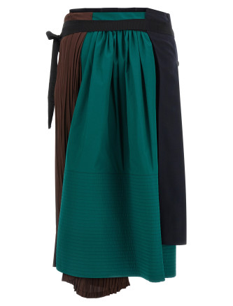 Миди PRADA Patchwork skirt (P164IRSOOO19Q3F0008) #