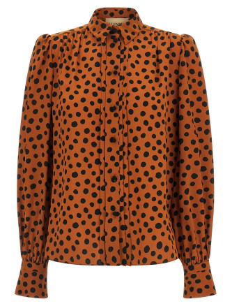 Рубашка, блузка VALENTINO GARAVANI Polka dot print shirt
