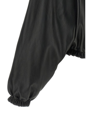 Кожаная куртка BALENCIAGA Reversible leather jacket (856381TRS251000) #