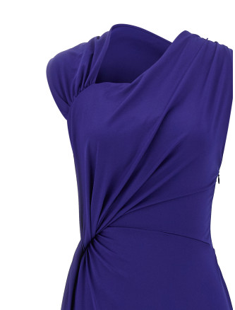 Миди VICTORIA BECKHAM 'Fluid Drape' (1226JDR007199ABRIGHTINDIGO) #