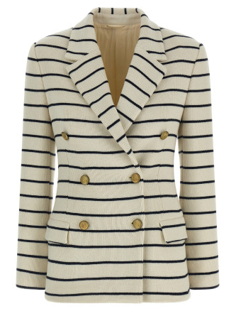 Blazer BRUNELLO CUCINELLI Striped sweater blazer