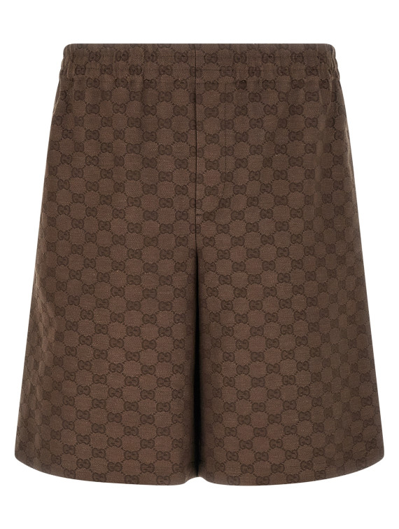 'GG' canvas bermuda shorts (810782ZAM7G2063) #1