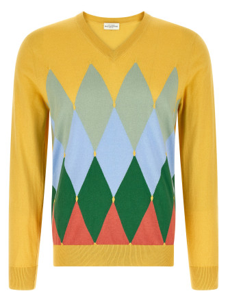 Свитер, кардиган BALLANTYNE Argyle sweater
