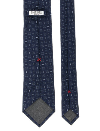 Галстук, папильон BRUNELLO CUCINELLI Geometric design tie (MR8360018C004) #