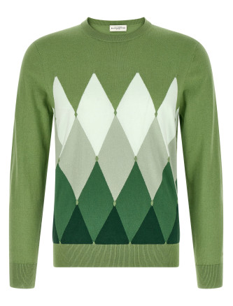 Свитер, кардиган BALLANTYNE Argyle sweater