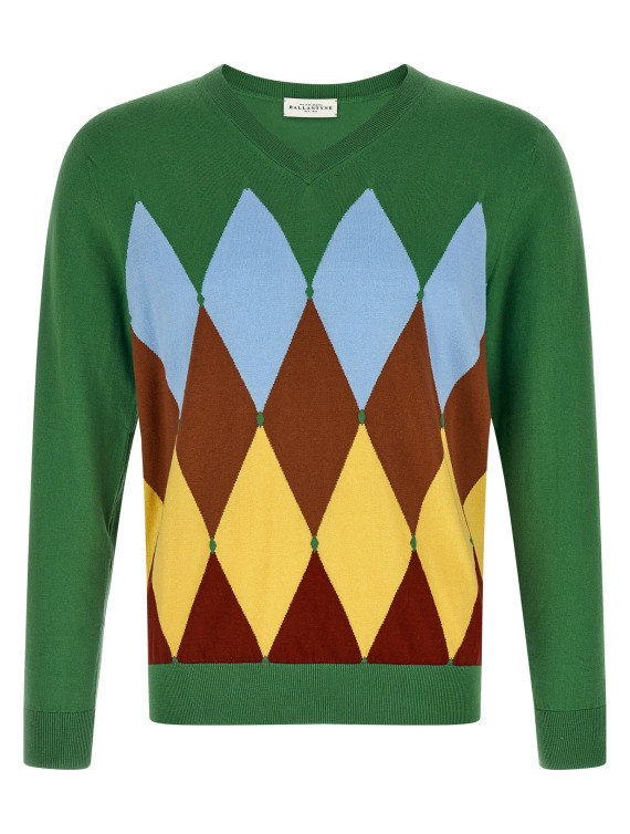Свитер, кардиган BALLANTYNE Argyle sweater (B2P00114CA892517) #1