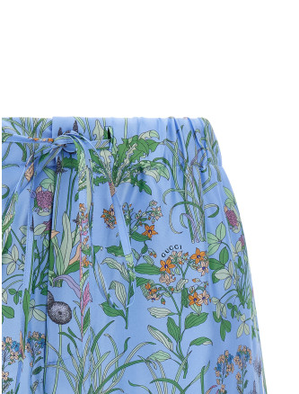 Бермуды, шорты GUCCI 'Gucci Flora' (856120ZAULE4340) #