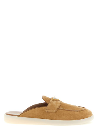 Сабо PRADA Suede sabots