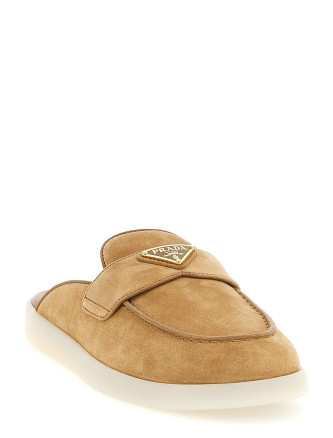 Suede sabots (1D270NFB0253LOLF0401) #