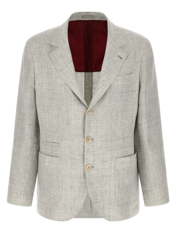 Блейзер BRUNELLO CUCINELLI Linen operated blazer (MZ4187BNDC2839) #1