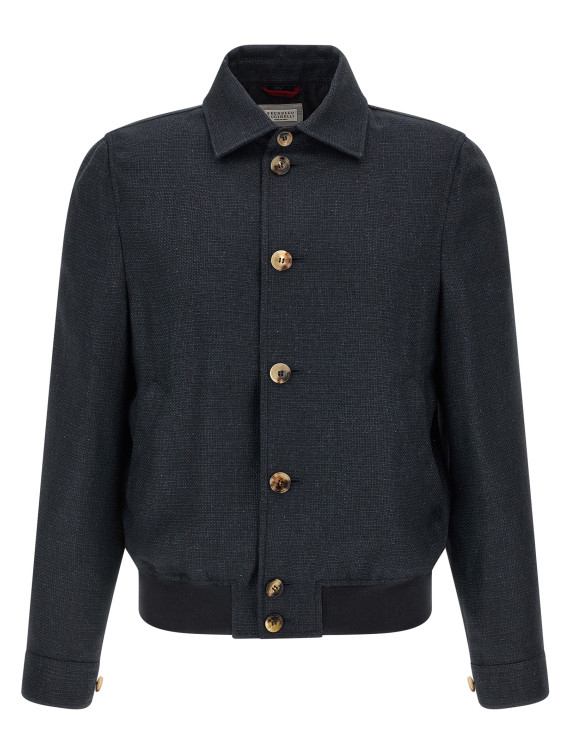 Повседневная куртка BRUNELLO CUCINELLI Linen blend jacket (MZ4036581C038) #1