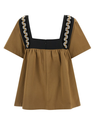 Embroidery top (P981NRSOOO19Q7F0594) #