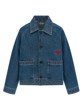 Джинсовая куртка BODE Embroidery denim jacket
