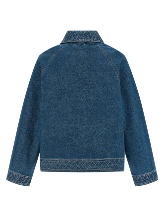 Джинсовая куртка BODE Embroidery denim jacket (MRC99JA001INDIGO) #