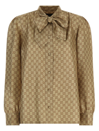 Рубашка, блузка GUCCI 'GG'